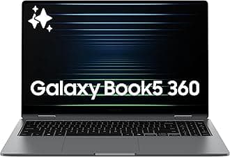 15.6” Galaxy Book5 360 Copilot AI Laptop PC Computer, FHD AMOLED Touchscreen, 16GB / 512GB, Dolby Atmos Quad Speakers, All-Day Battery Life, NP750QHA-KA1US