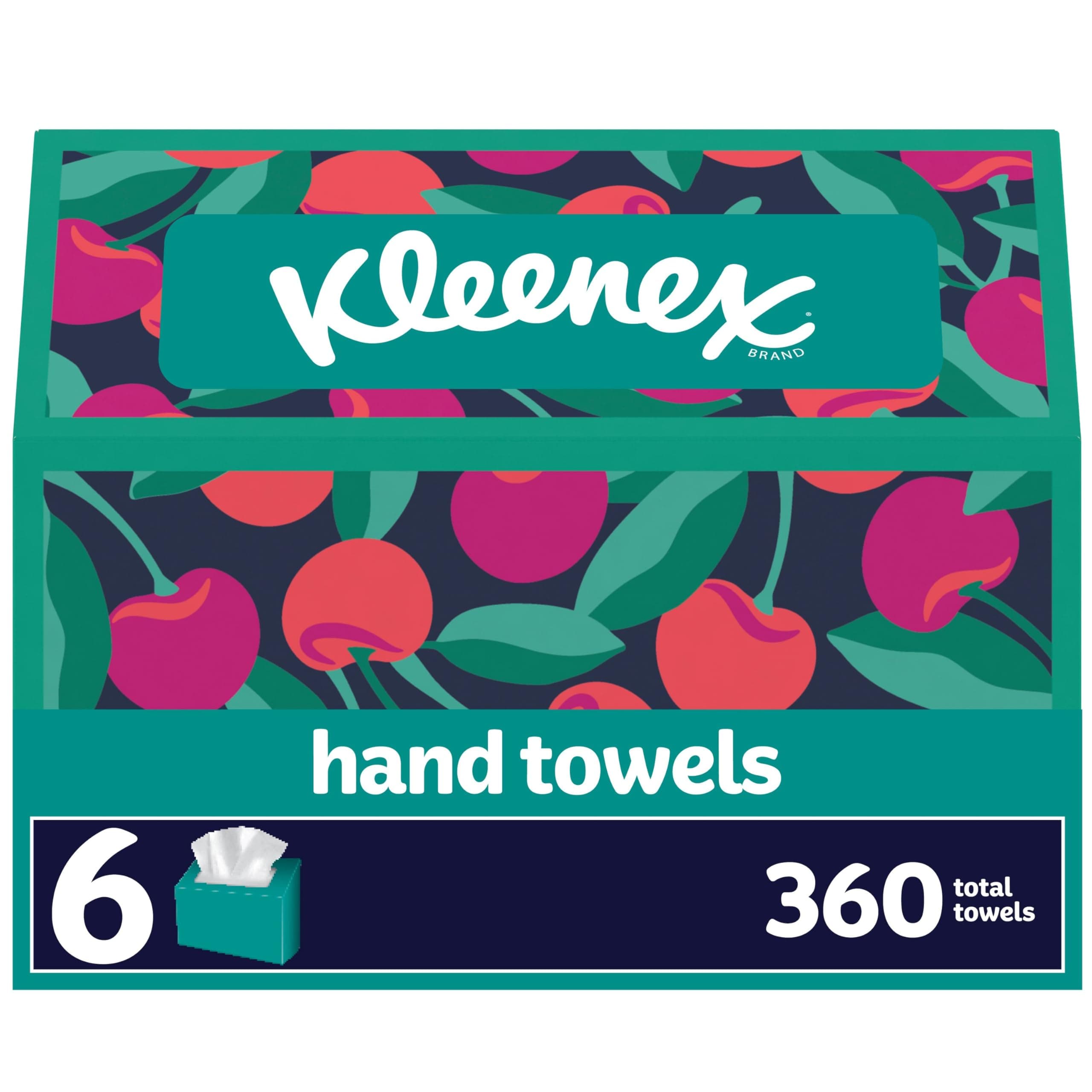 Disposable Paper Hand Towels, 6 Boxes, 60 Tissues per Box (360 Total Tissues), Packaging May Vary