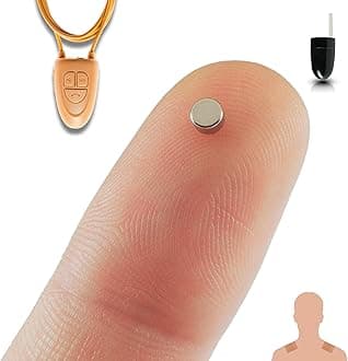 PingaOculto Spy Earpiece Bluetooth Wireless Earphones Invisible Hidden Mini Headset Exam Phone Microphone Adhesive Strips - Secret Earphone Micro Listening (Spy Earpiece Nano V4 + Vip Pro UltraMini)