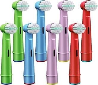 8pcs Electric Kids Toothbrush Replacement Heads Compatible
