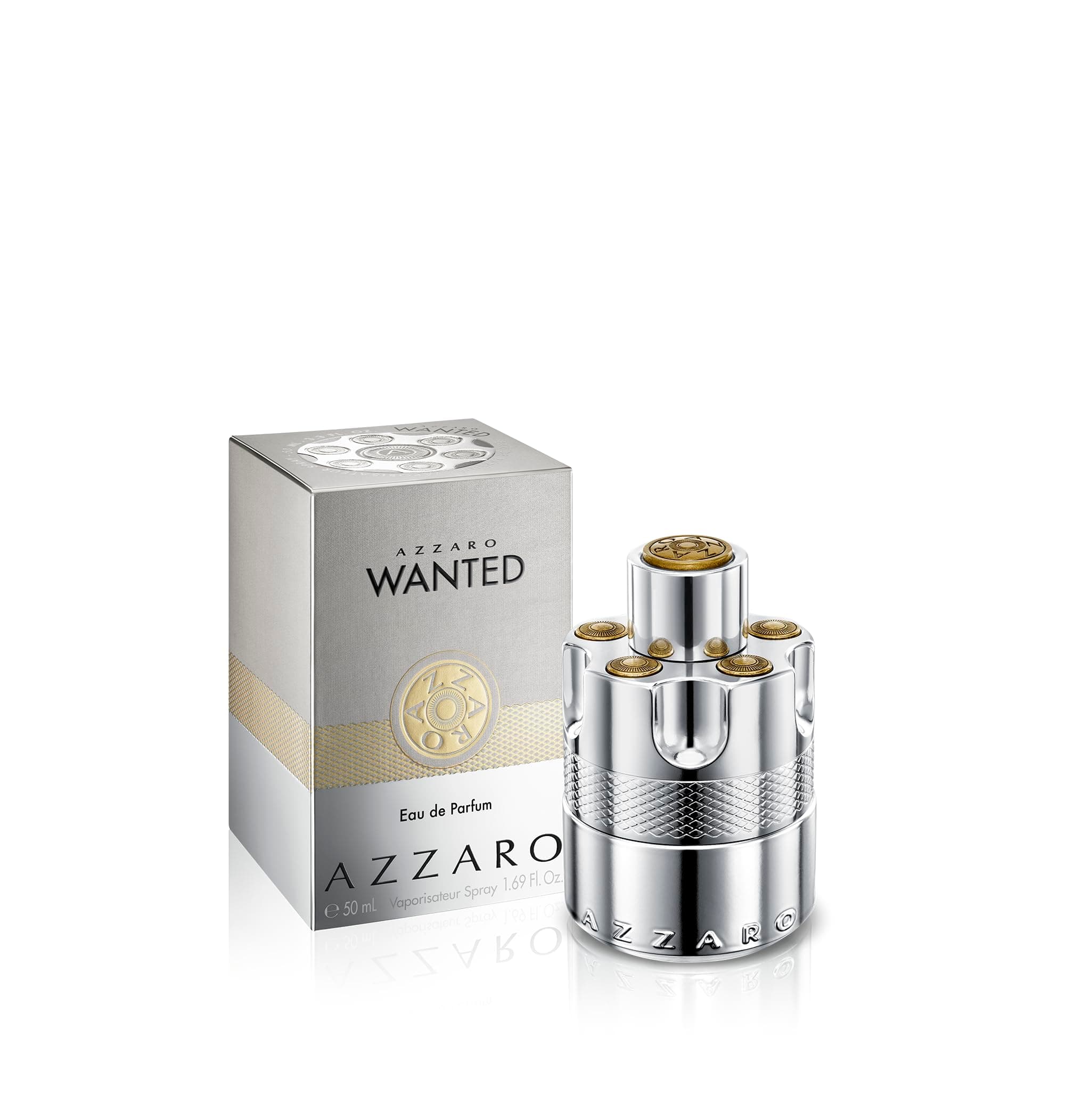 Azzaro Wanted Eau de Parfum - Energizing & Intense Mens Cologne - Woody, Aromatic & Spicy Fragrance - Fresh Notes of Juniper Berries, Sage, Vetiver - Lasting Wear - Luxury Perfumes for Men
