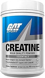 Creatine Monohydrate Powder, Strength, Brain Health, Anti-oxidant, Endurance, for Men & Women, Unflavored (60 Servings)