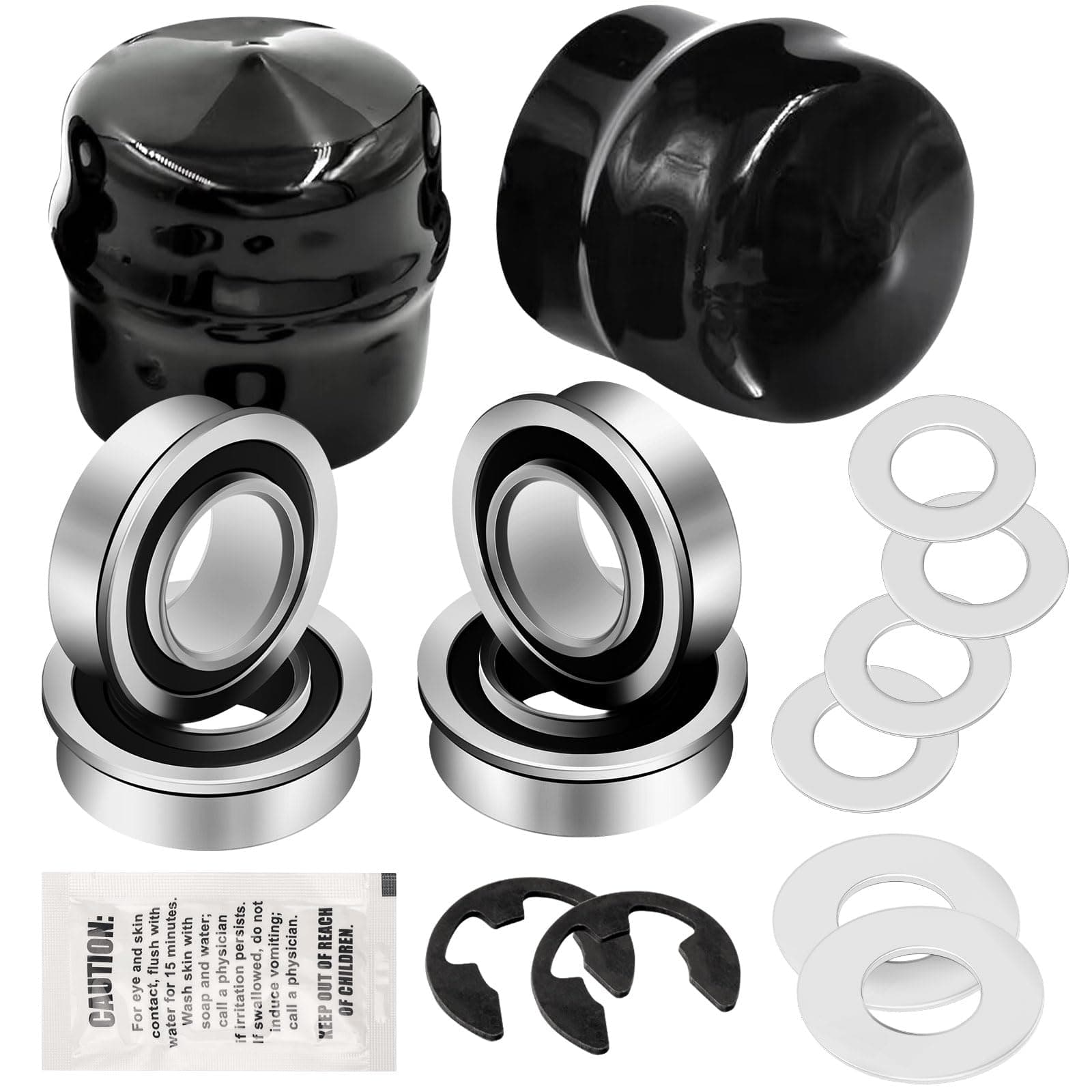 9040H Front Wheel Bushing to Bearing Conversion Kit Compatible with Craftsman, Poulan, Husqvarna, Jonsered, Murray Lawn Mower Fits 532009040, 532124959, 91334, 491334MA, 5920H, 9040HR, 9040N