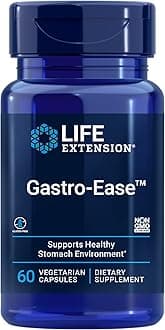 Gastro-Ease - Digestive Health - Gastric Health Supplement with Zinc L-carnosine Plus Pylopass For Healthy Stomach Support - Non-GMO, Gluten-Free - 60 Vegetarian Capsules