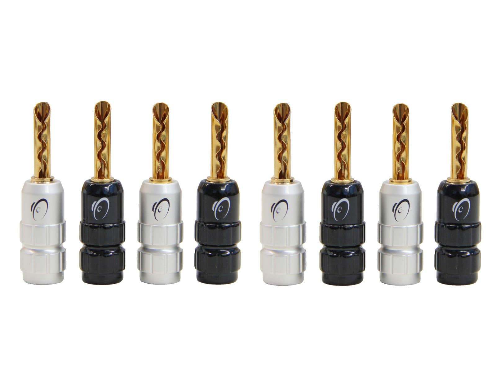 eKs BFA Style Banana Plugs - Set of 8-4 Pair