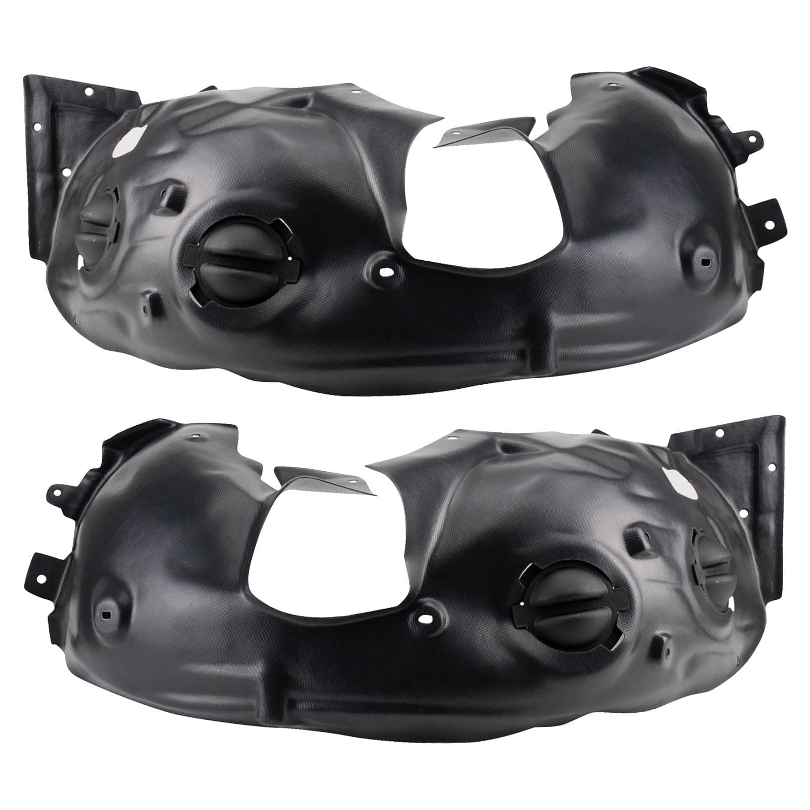 TRQ Driver and Passenger Side Inner Fender Liner Set Compatible with 2009-2015 Mini Cooper Convertible 2011-2014 Clubman Wagon 2012-2015 Cooper Roadster Coupe