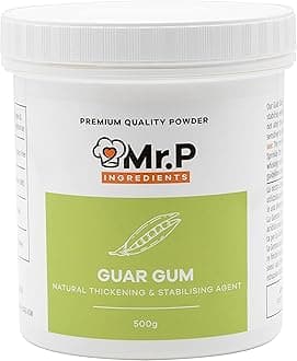Mr.P Ingredients Guar Gum 500g Powder Thickener and Stabiliser Agent Vegan Vegetarian Halal Kosher Gluten Free (Recyclable Pot)