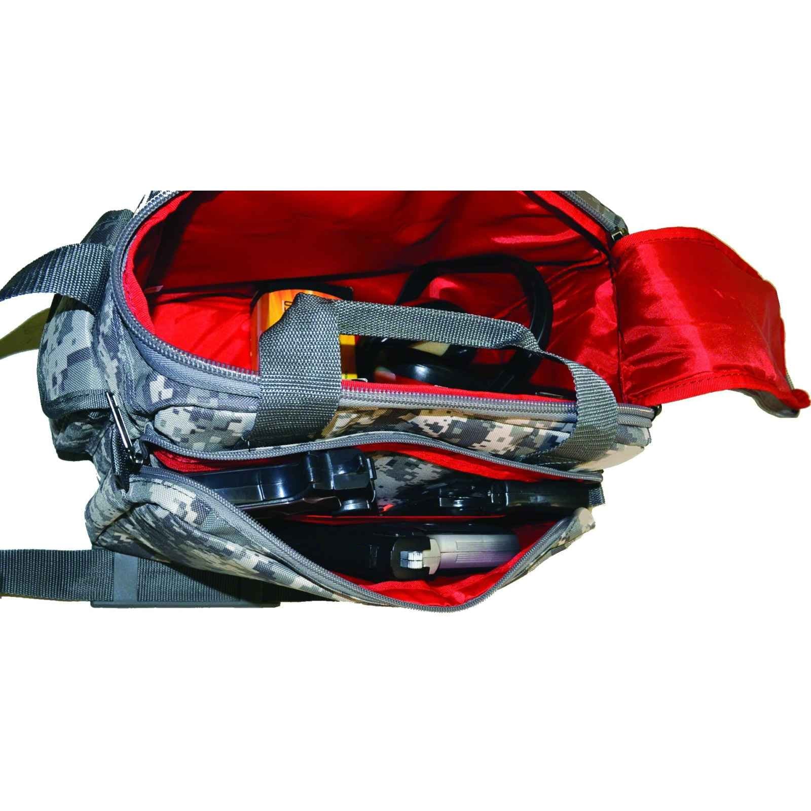 Hardstone Tactical 5 Pistol Range Go Bag with Adjustable Shoulder Strap ACU