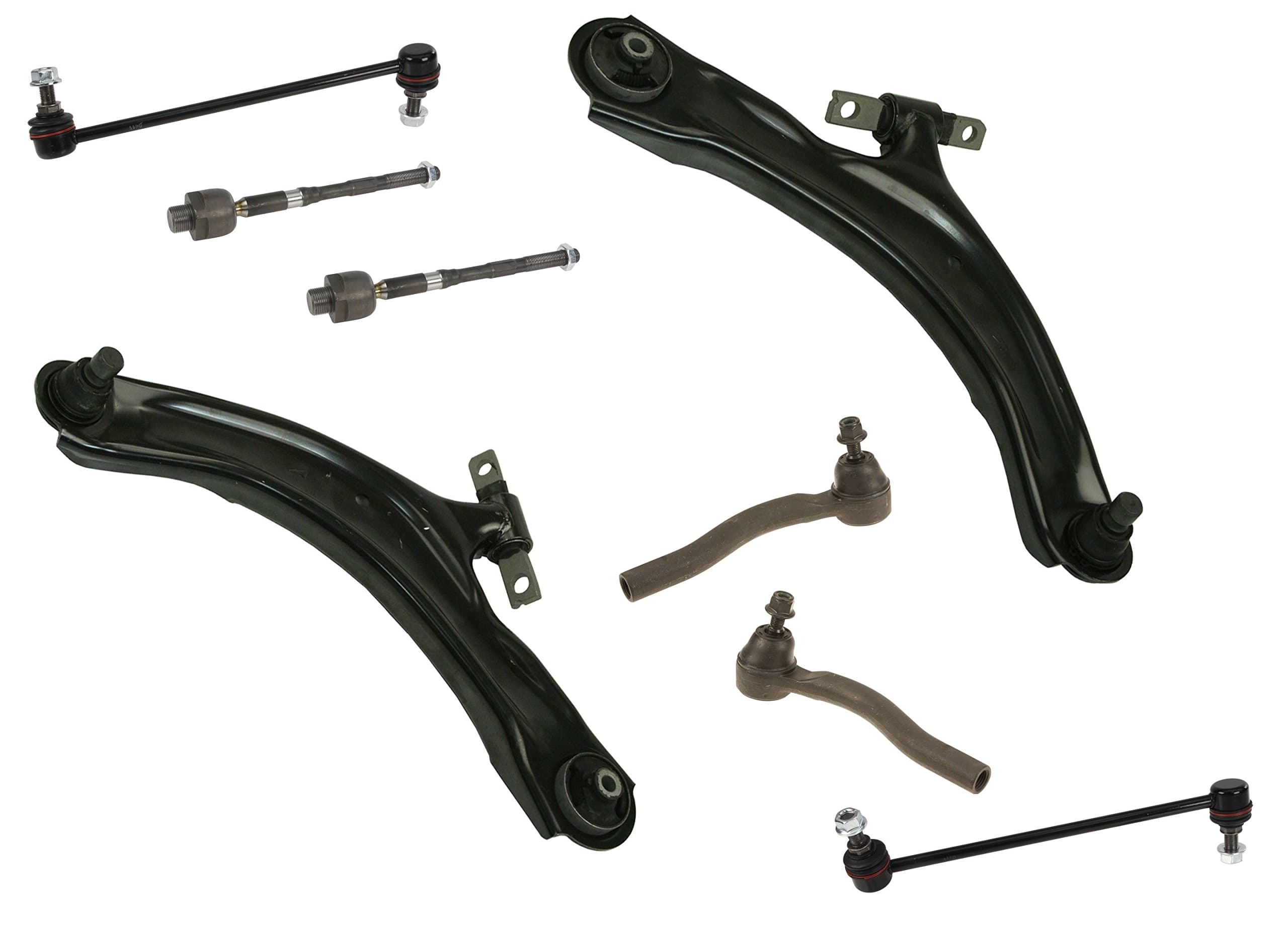 Control Arm Ball Joint Tie Rods Sway Bar Link Suspension Kit for Rogue 08-13 8PCS