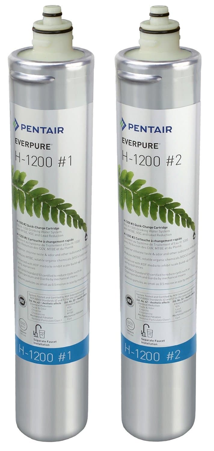 Pentair Everpure H-1200 Quick-Change Filter Cartridge Set