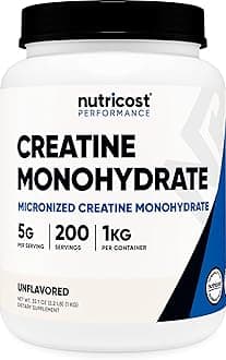 Creatine Monohydrate Micronized Powder (1 KG) - Pure Creatine Monohydrate