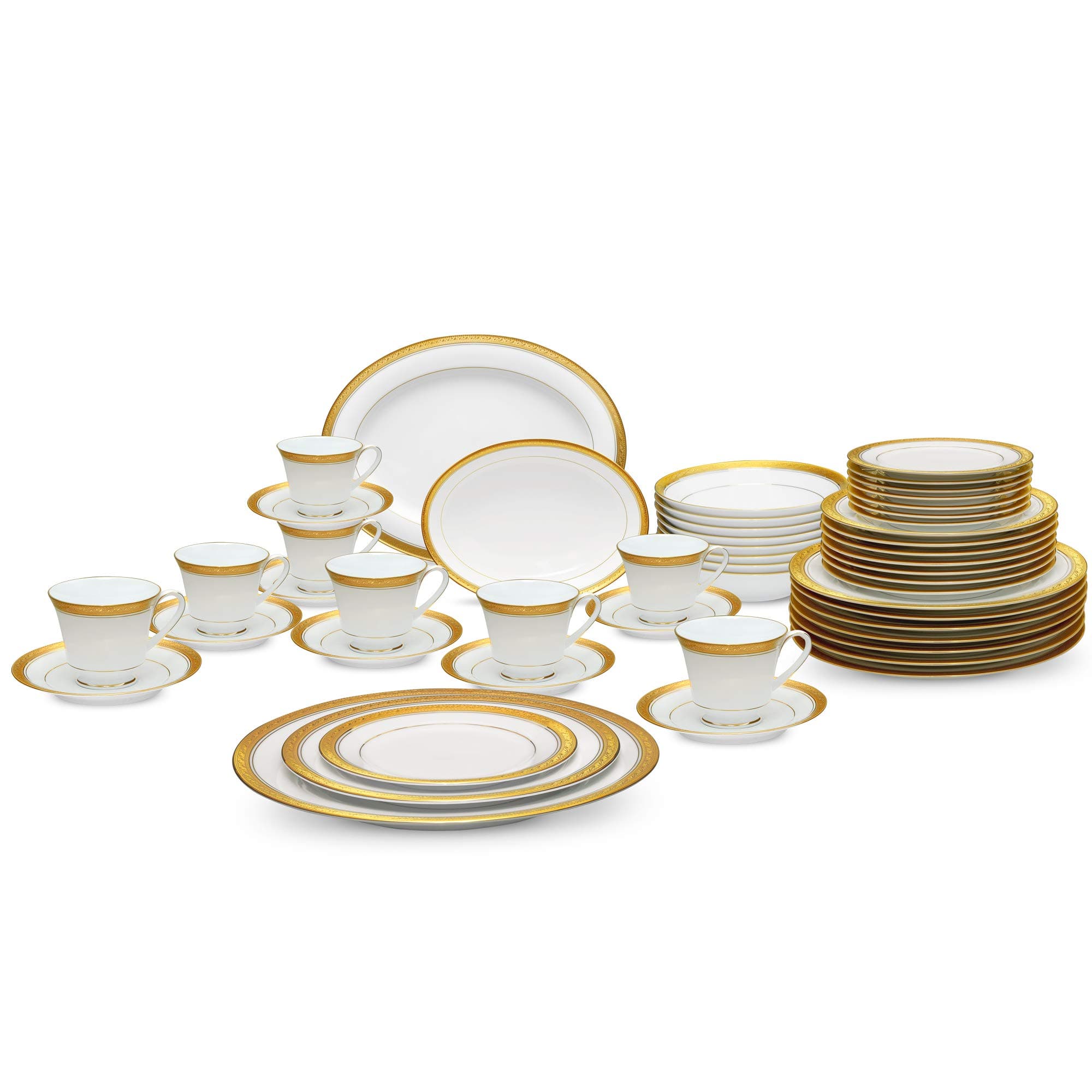 Noritake Crestwood Gold - Set of 50, Service for 8