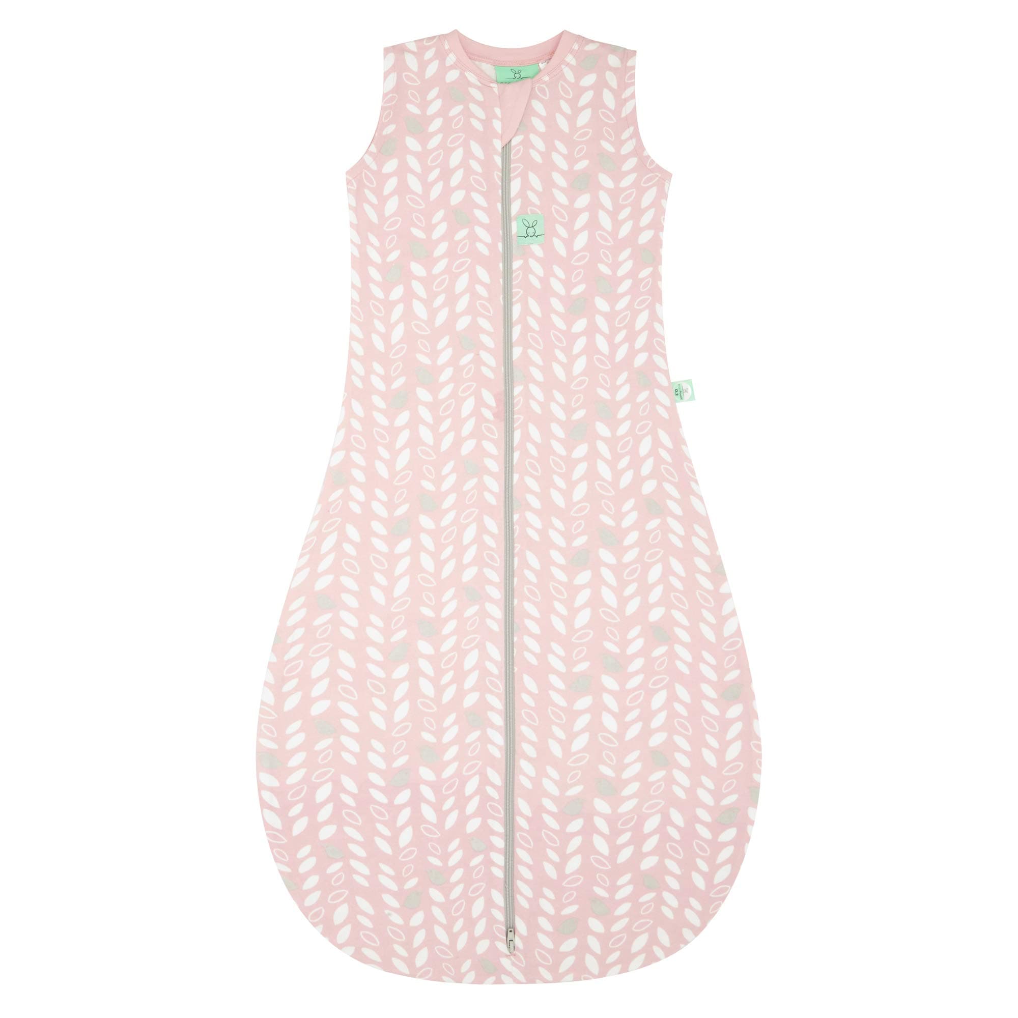 ergoPouch 2.5 Tog Winter Jersey Sleeping Bag Organic Cotton (Spring Leaves, 8-24 Months)