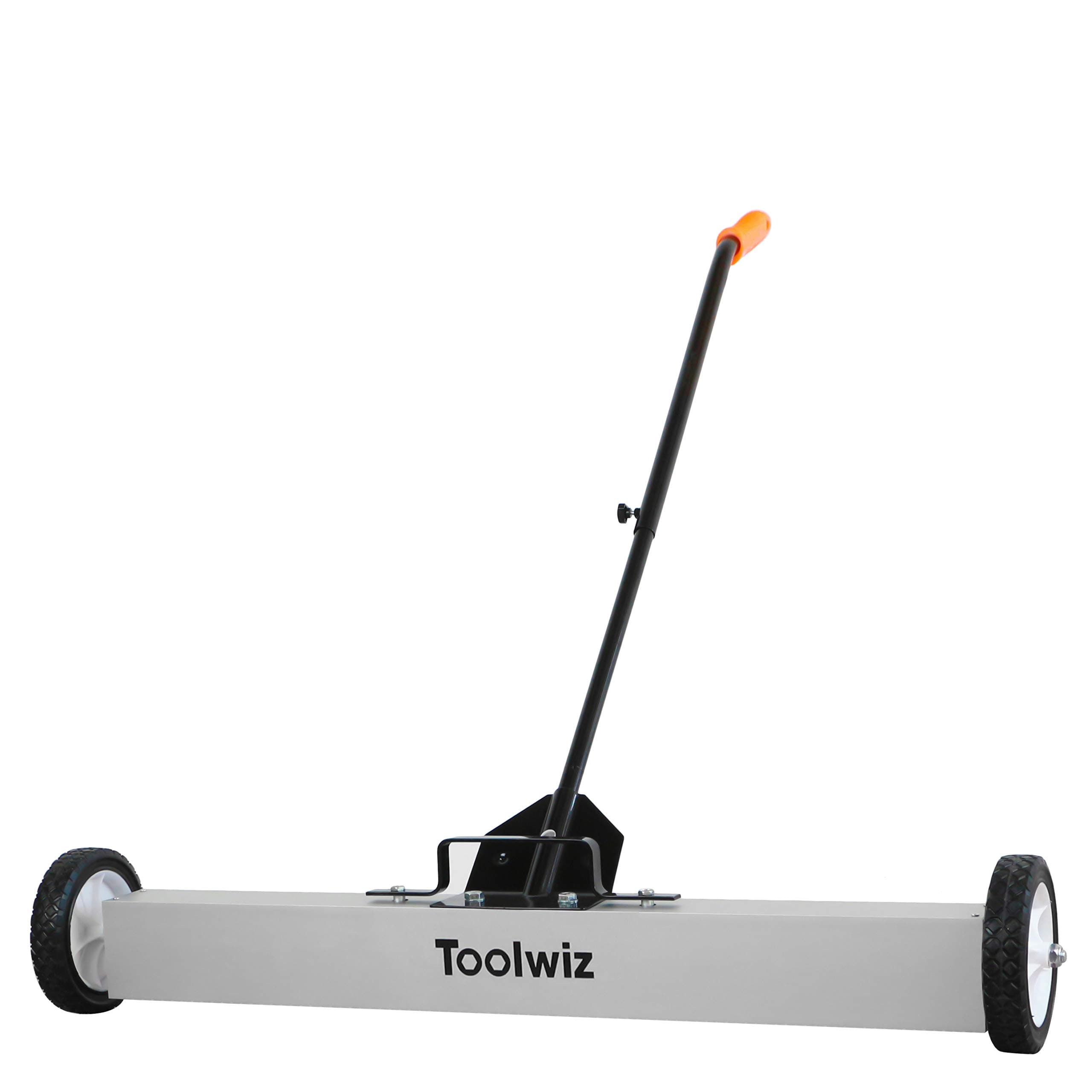 Toolwiz 36'' Magnetic Sweeper with Wheels, 50 Lbs Capacity Rolling Magnetic F...