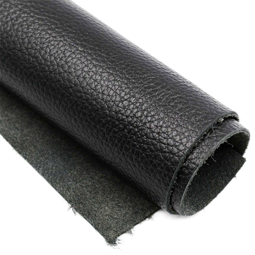 Real Leather Cow Hides 12 x 24 Black