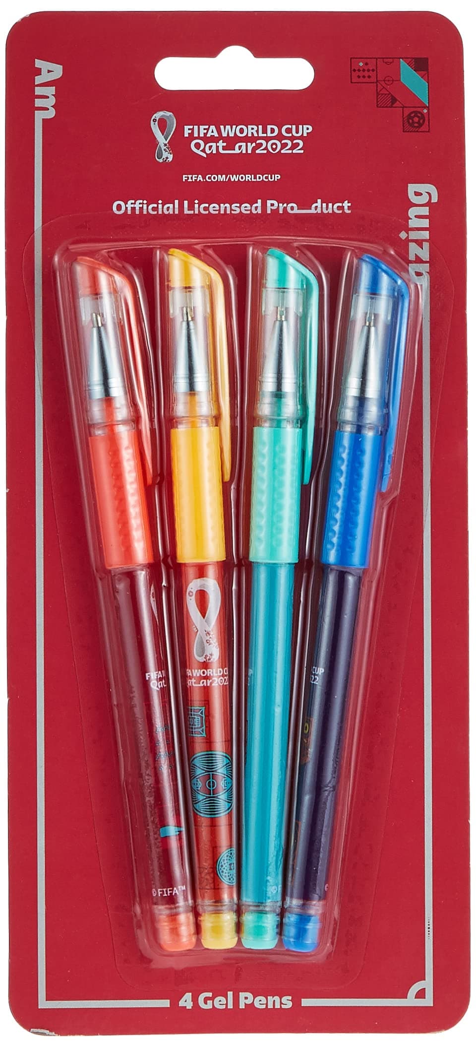 Fifa 11441 2022 kasheeda gel pens, 4pcs/pack
