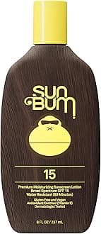 SUN BUM MOISTURIZING Sunscreen Lotion Cream SPF 15 (US Import)
