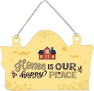 Artvibes Loving Home Quotes Wooden Wall Hanger for Home Decor | Office | Gifts | Bedroom | Wall Art for Living Room Wall | Decoration Wall Hanging Items | Quotes Decorative Items (WH_3705N)
