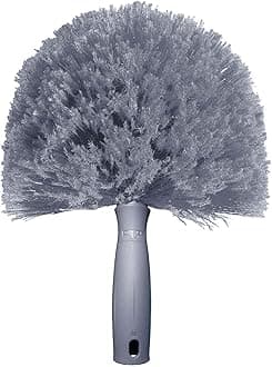 UNGER Spider Web & Cobweb Duster Brush - Internal or External - Fits Telescopic Poles - UNGER Cleaning Equipment, Grey, UNGCOBW0
