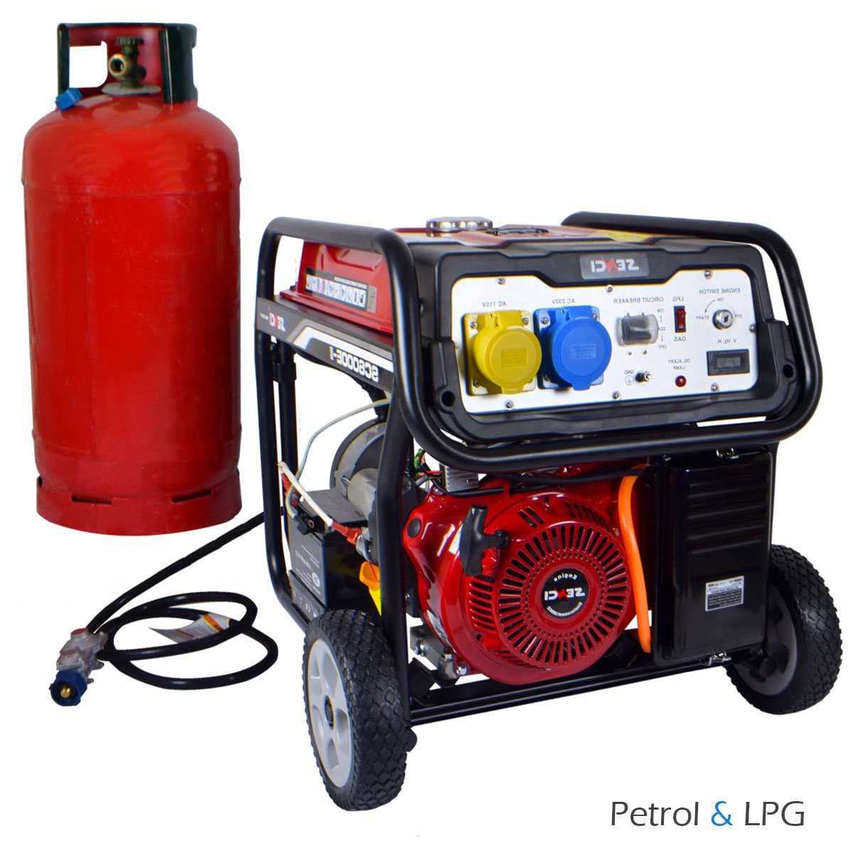 Senci SC6000-II Petrol Dual-Fuel Generator