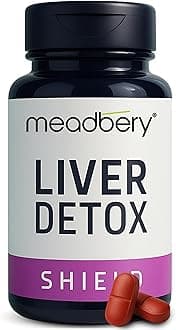 Meadbery Liver Detox Milk Thistle Extract Supplement For Men And Women With 600Mg Of Silybum Marianum Healthy Helps In Cleanse Natural Fatty Support 60 Vegetarian Tablets