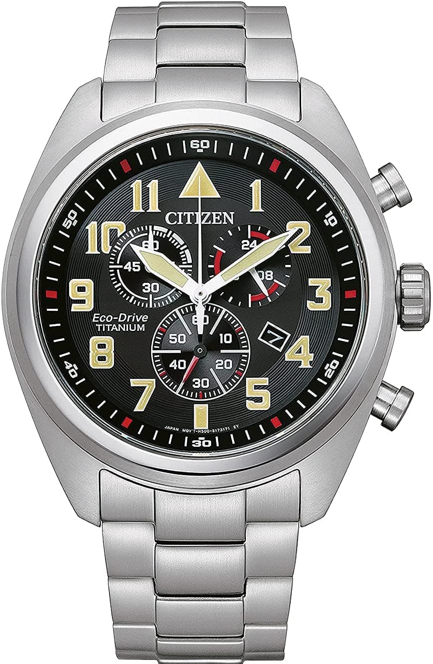 Mens Chronograph Eco-Drive Watch Titanium