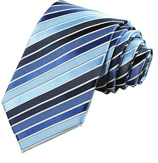 KissTies Mens Necktie Classic Striped Tie For Men In Gift Box