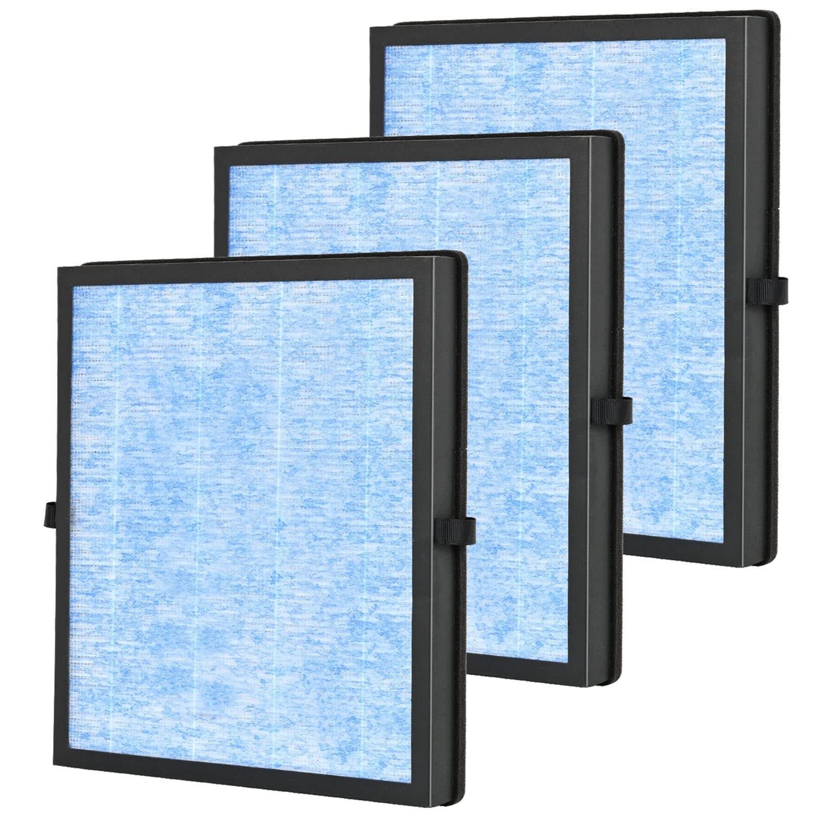 3 Pack AROEVE MK04 Air Purifier H13 True HEPA Filter Replacement - 3 Stages, Compare to Part # MK04LX