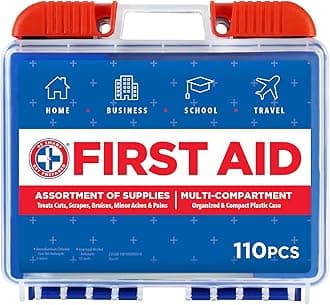 110 pc First Aid Kit