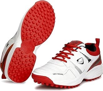 PRO KVH Lightweight Cricket Shoes for Men | Rubber Spikes | Water-Resistant | All-Round Performance Footwear for Outdoor and Field Sports