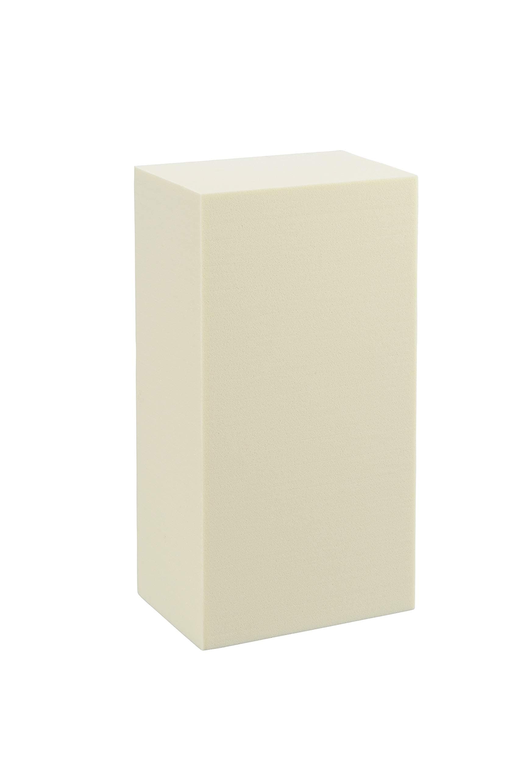Sculpture Block - Polyurethane Foam Carving Block - 12 x 6 x 4 inches , White