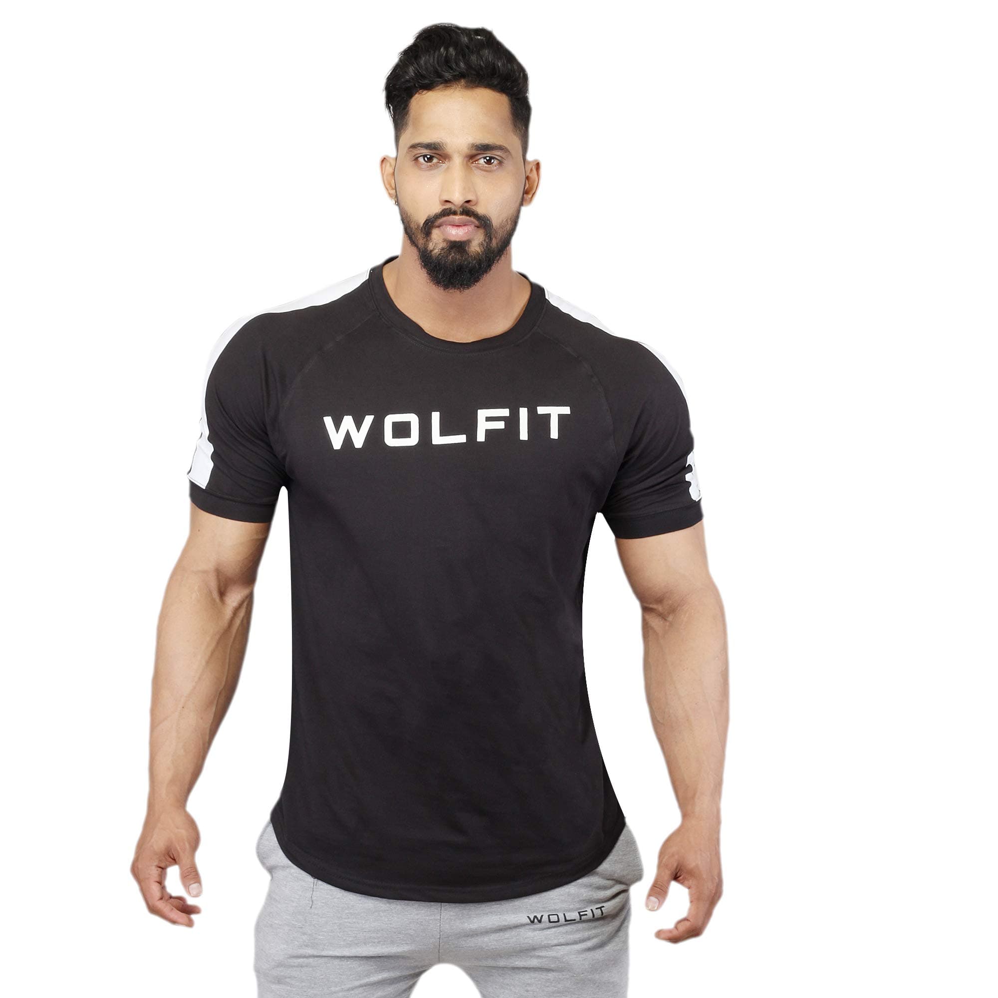 Wolfit Men's Cotton Lycra T-Shirt