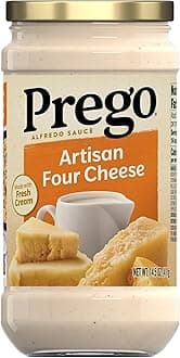 Prego Artisan Four Cheese Alfredo Pasta Sauce, 14.5 oz Jar