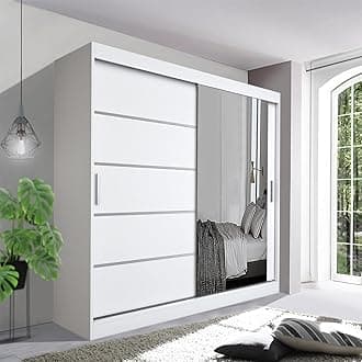 Lyon German Sliding Wardrobe - Available in 4 Colors and 5 Sizes