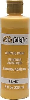 FolkArt Acrylic Paint, School Bus Yellow, 8 Oz