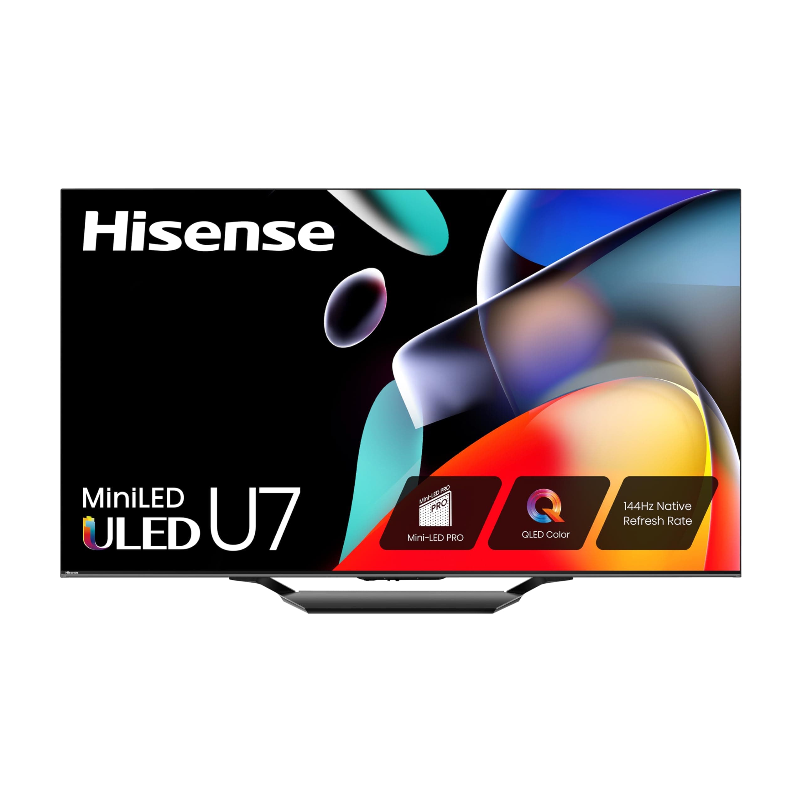 Hisense 75-Inch Class U7 Series Mini-LED ULED 4K UHD Google Smart TV (75U7N) - QLED, Dolby Vision IQ, Dolby Atmos, Full Array Local Dimming, 144Hz Game Mode Pro, VRR, Alexa Compatibility