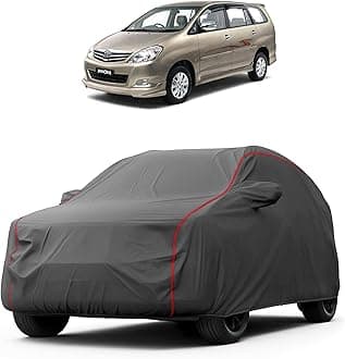 Car Accessorie - Compatible with Toyota Innova (2005 to 2024) car Cover - Water Proof car Cover - with Mirror Cover - Toyota Innova car accessorie