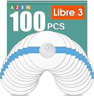 AZEN100 Pack Freestyle Sensor Covers for Libre 3, Waterproof Adhesive Patches, Adhesive Patches Waterproof, Waterproof Adhesive Transparent Tape
