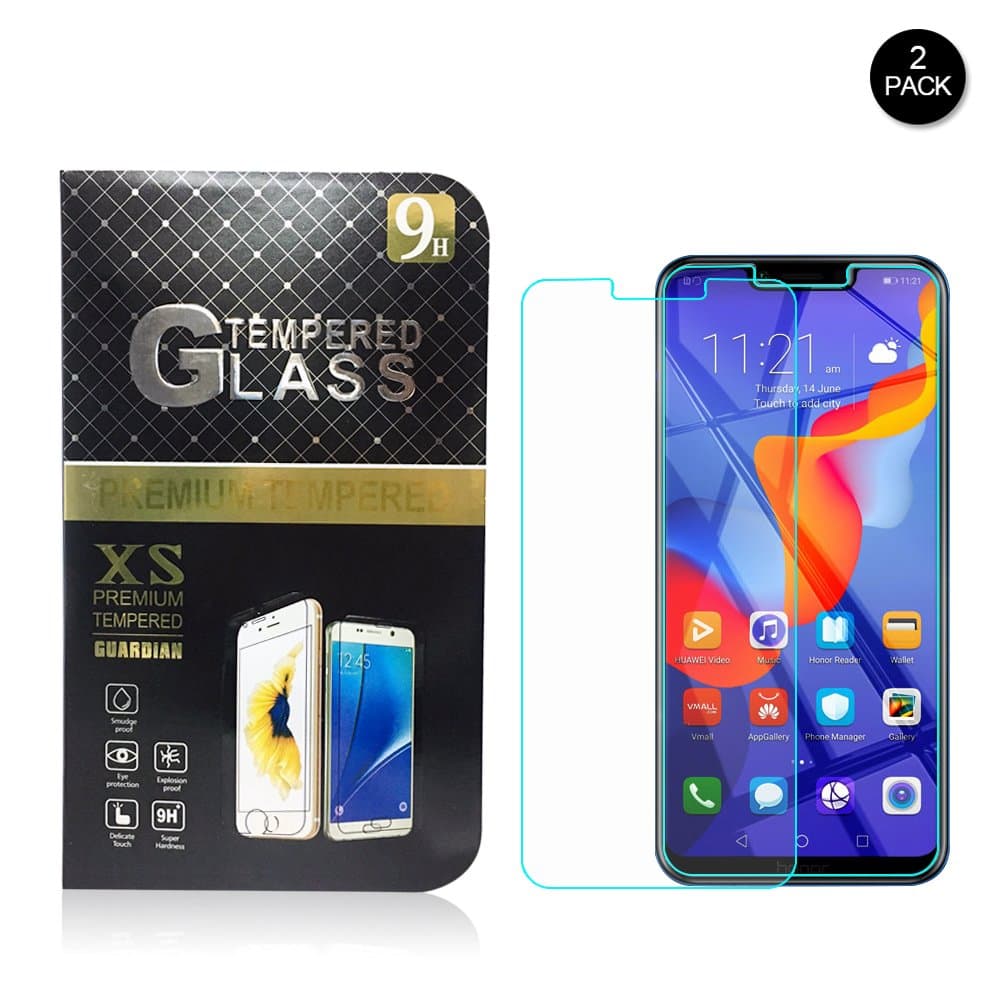 Huawei Honor Play Screen Protector, Huawei Honor Play Tempered Glass, 9H+ 3D Glass Screen [ unfull Coverage ] [Anti Scratch] [Anti-Fingerprint] Bubble Free for Huawei Honor Play (Clear)