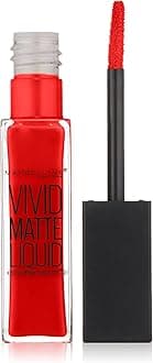 New York Color Sensational Vivid Matte Liquid Lipstick, Rebel Red, 0.26 fl. oz.