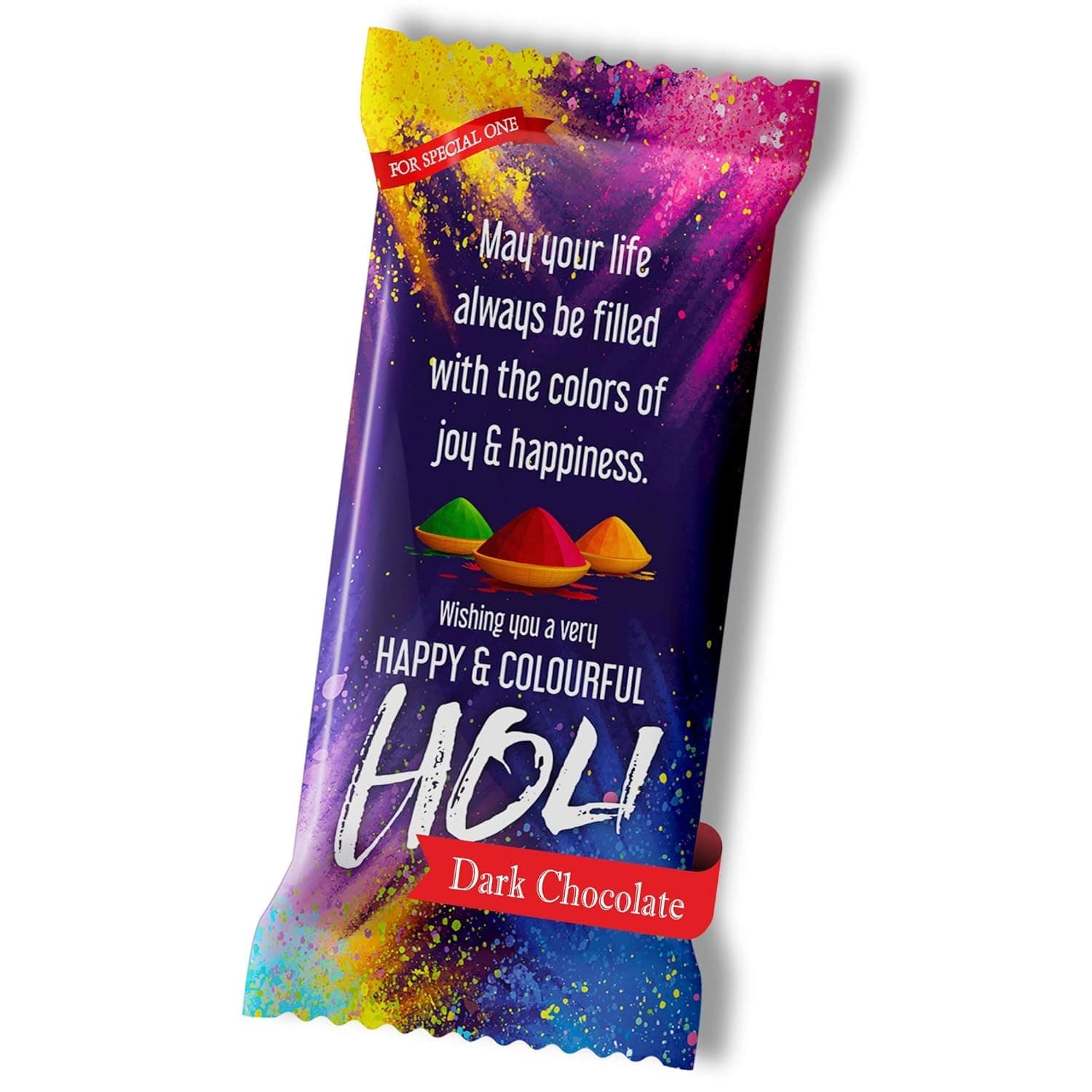 Chocolates Large Bar Personalized Gifts Customized with Name Photo Print Message (2, Big)