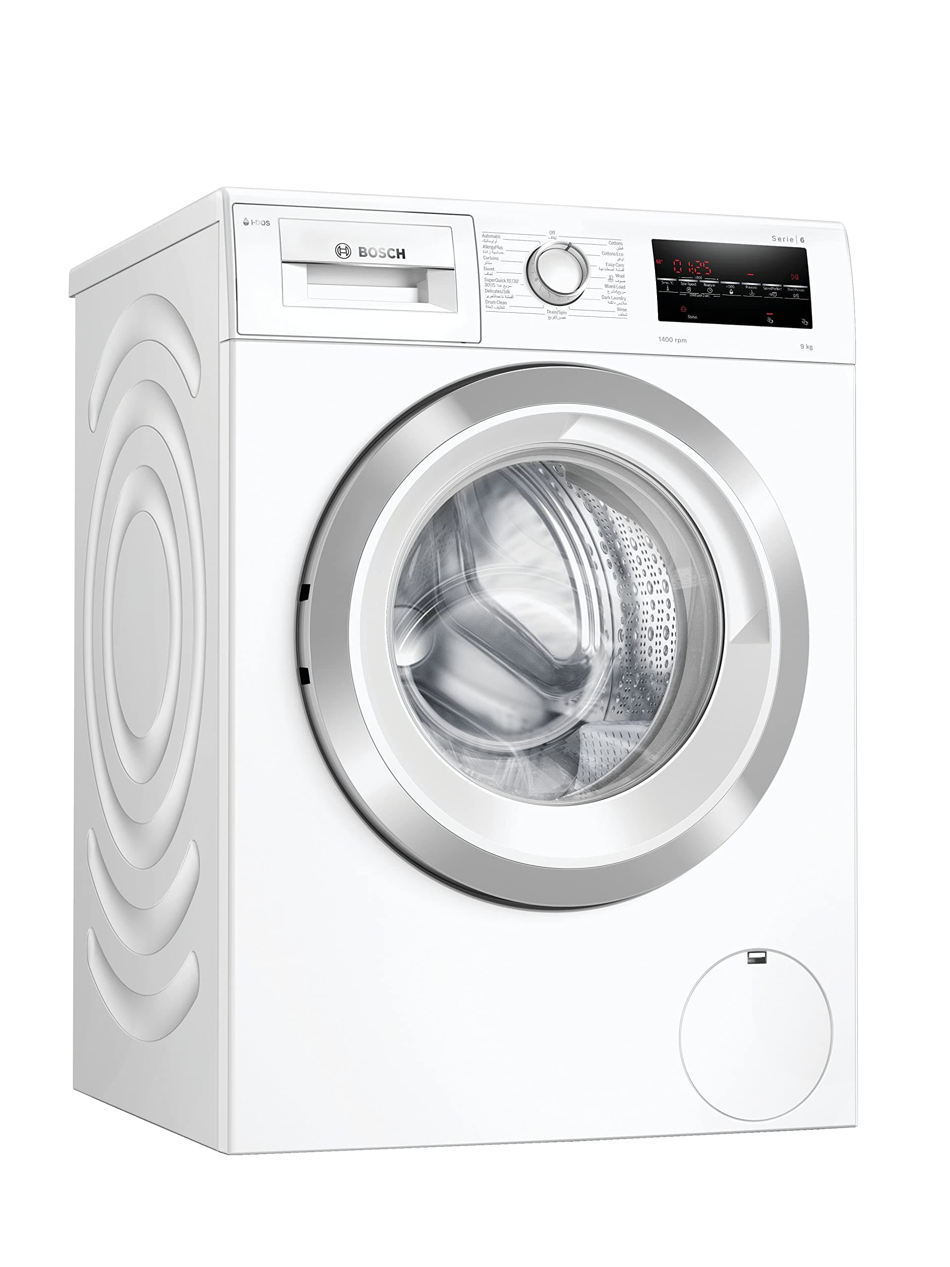 Bosch Series 6 Washing Machine 9 kg Front Loader 1400 rpm, EcoSilence Drive, LED-display WAT28S80GC, 1 Year Manufacturer Warranty