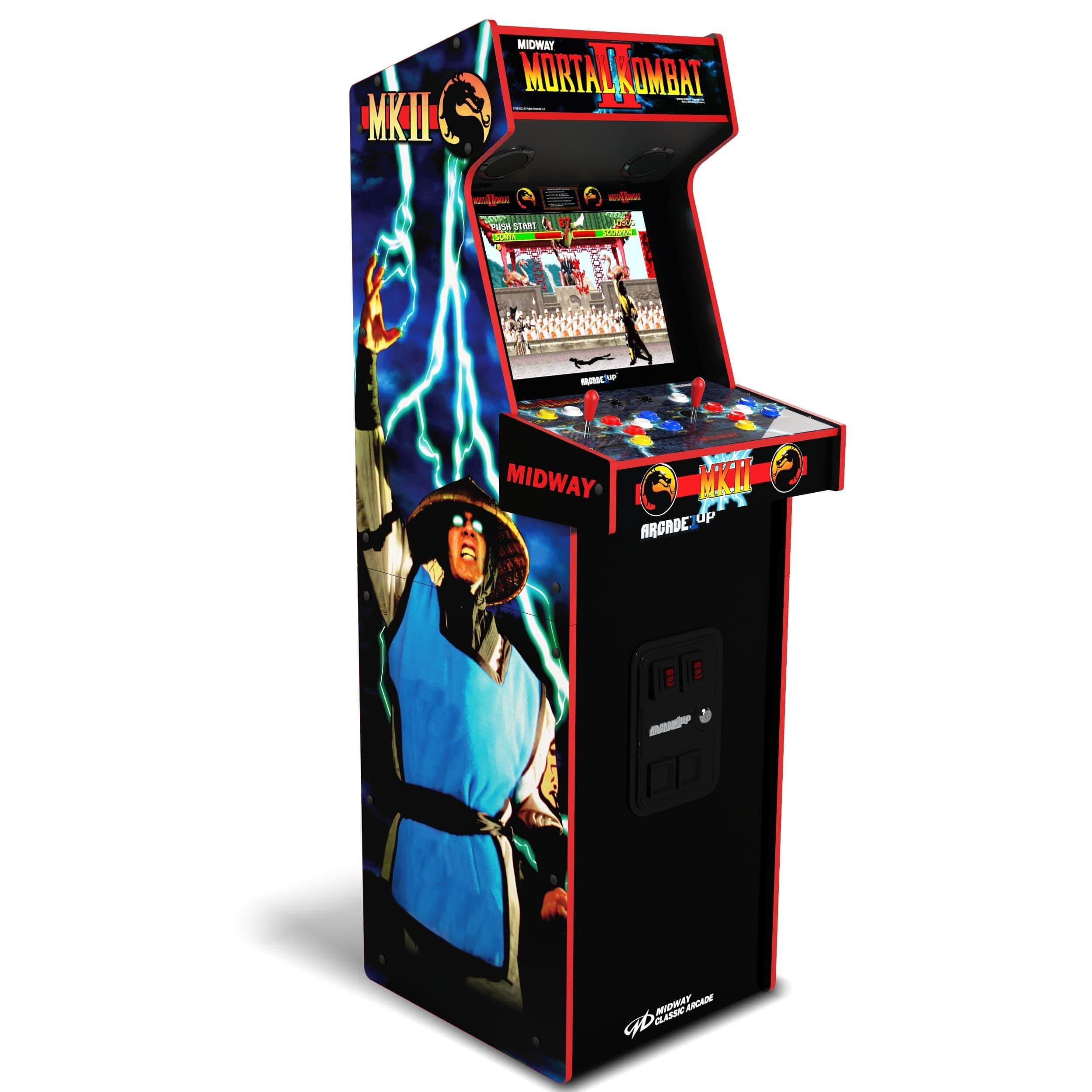 Arcade1Up Mortal Kombat2 Deluxe Arcade Machine for Home - 5 Feet Tall - 14 Classic Games