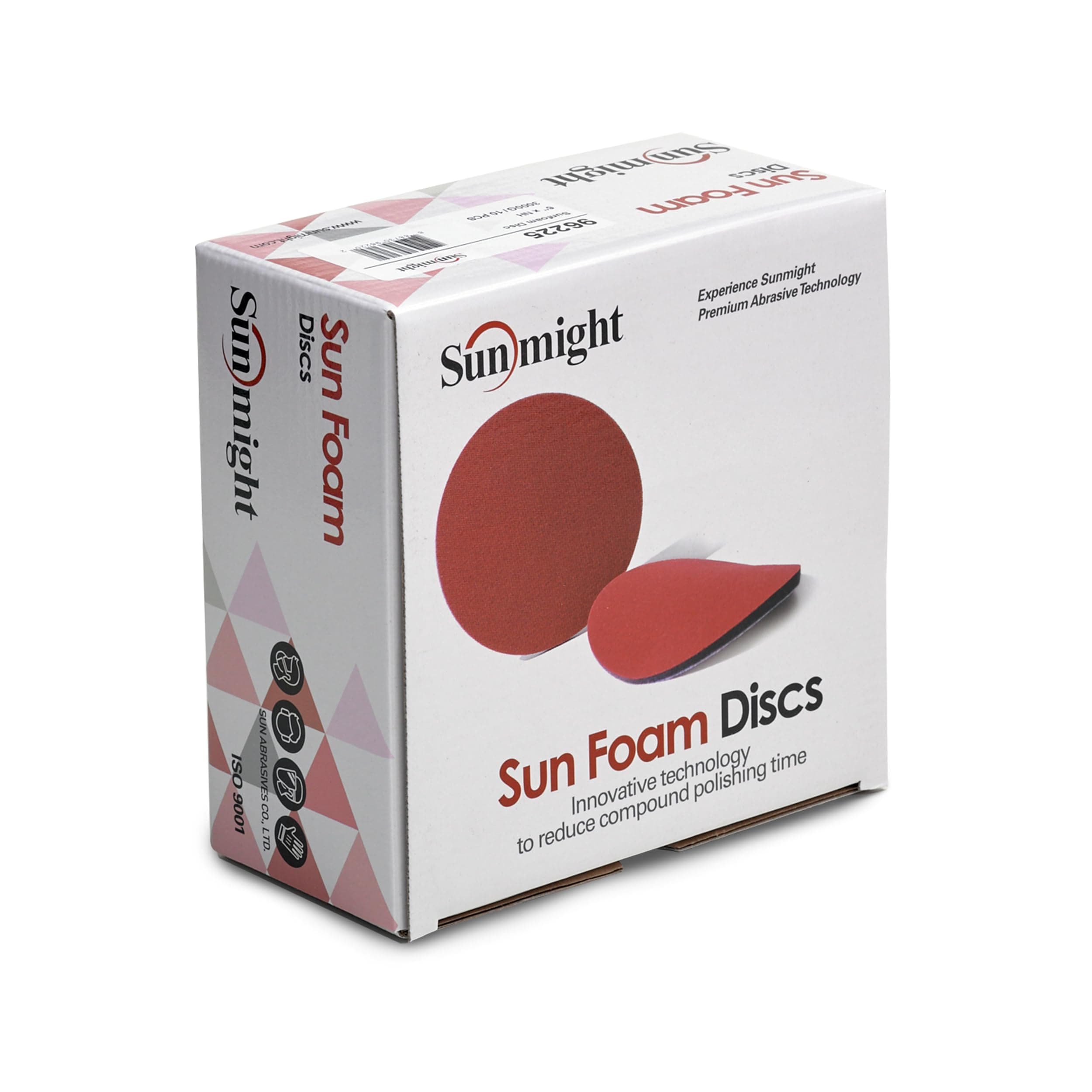 Sunmight Sunfoam 3" 2000G Grip No Hole Disc, 96123, 20 Discs
