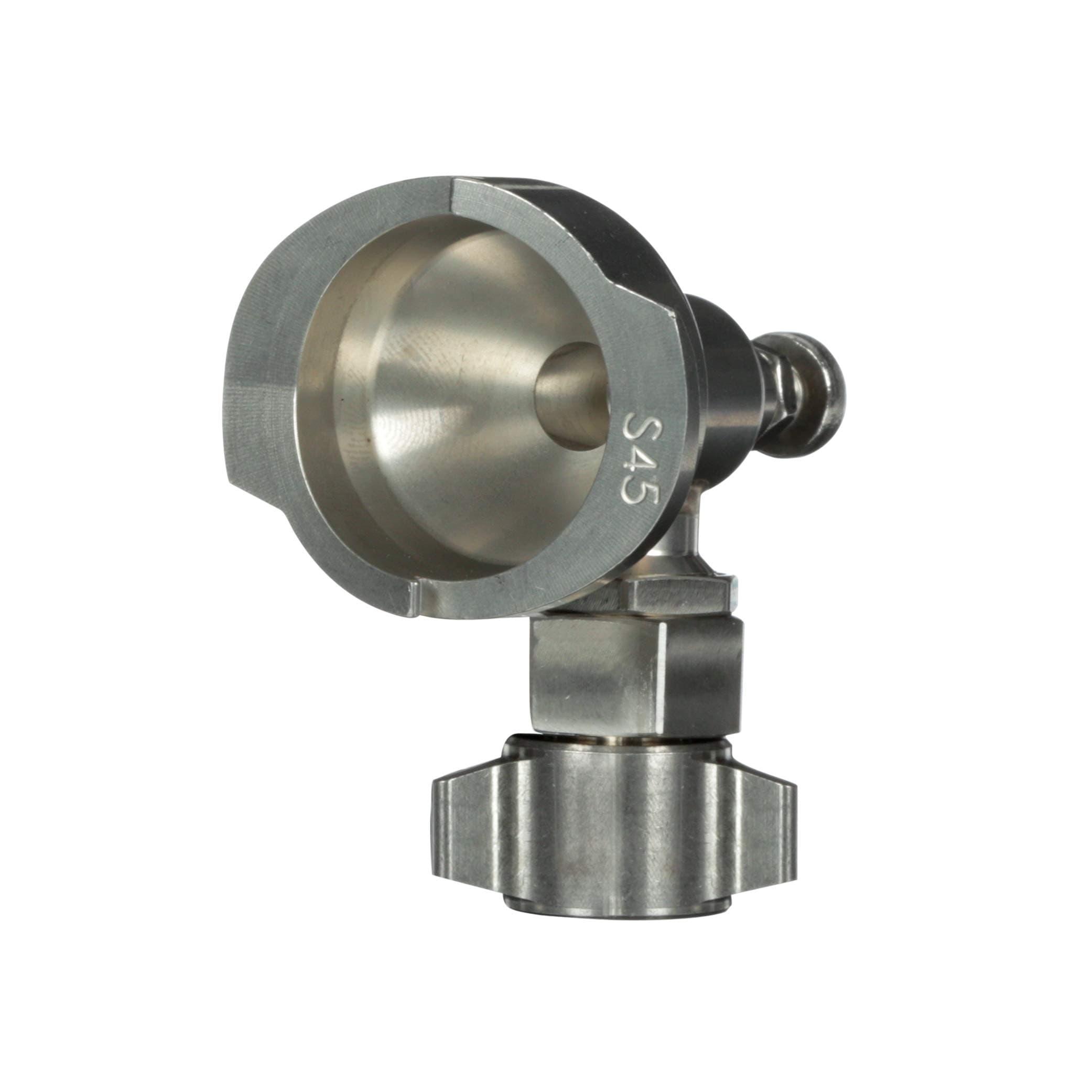 3M PPS 2.0 Spray Gun Adapter #S24, 26110, 1/4 Inch Female, R-Angle 18 Thread NPS, Side Cup Mount, Connects Select Kobalt (Lowe’s), Snap-On and Fuji Paint Guns to PPS 2.0 Paint Spray System, 1 Pack