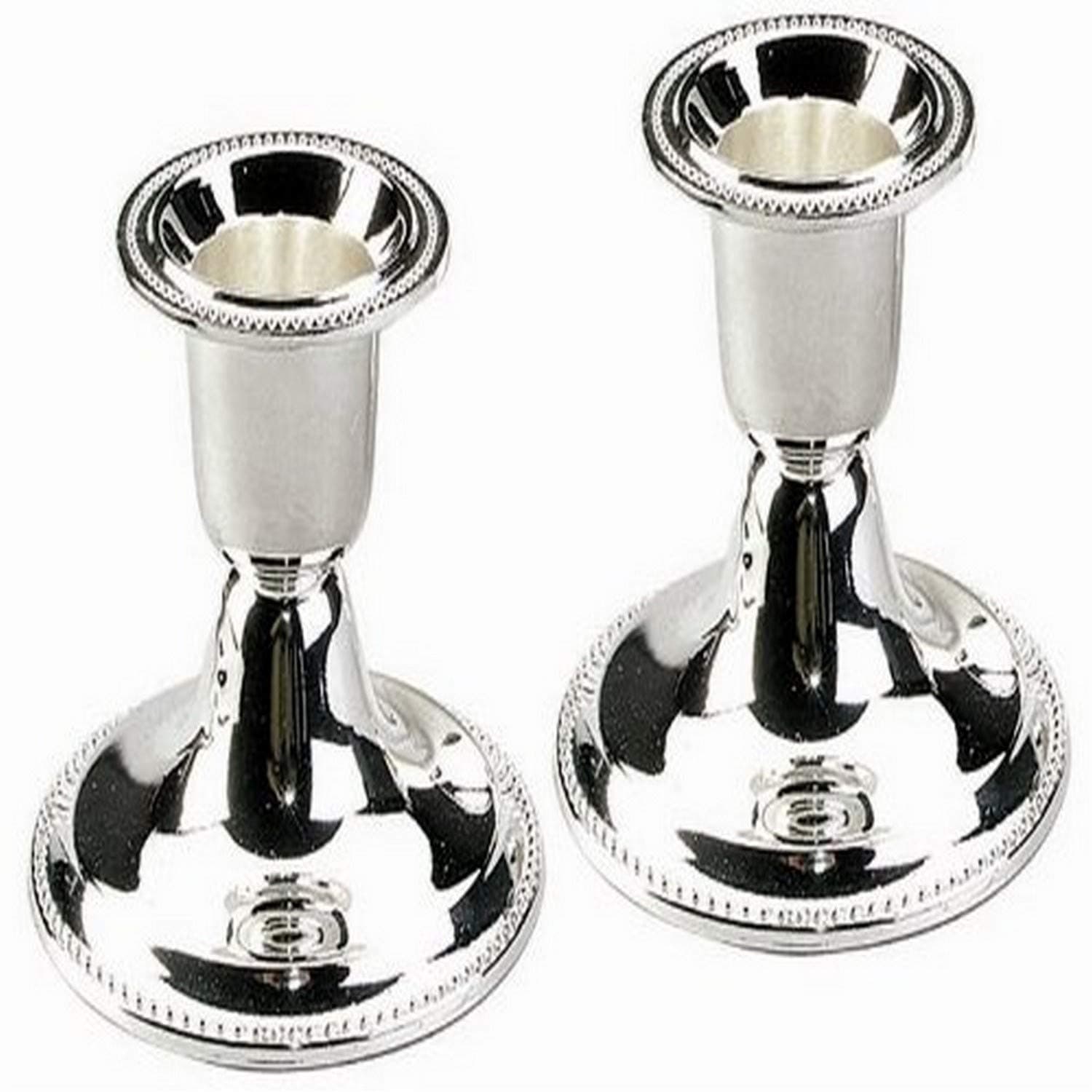 Majestic GiftwareCS23520B Candle Sticks, 2.5-Inch, Silver Plated