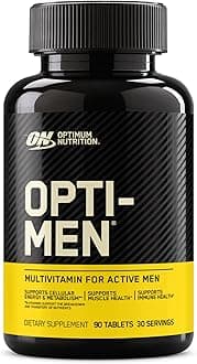 Optimum Nutrition Opti-Men Multivitamin Tablets Pack of 90 (Packaging May Vary)