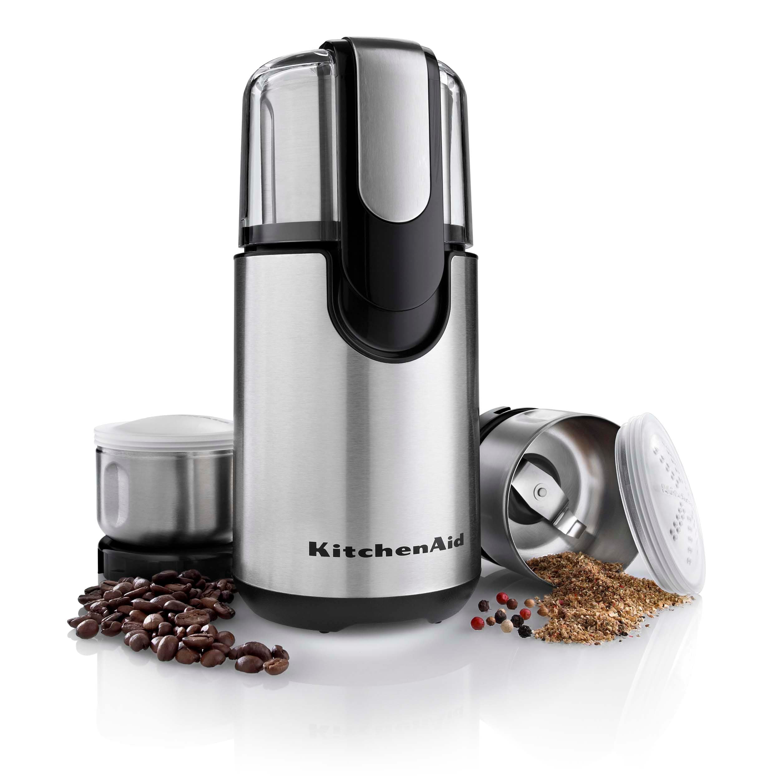 Blade Coffee Grinder and Spice Grinder Combo Pack, Onyx Black