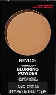 PhotoReady Blurring Face Powder Makeup, Longwear, Light-Medium Coverage with Flawless Finish, Shine & Oil-Free, 030 Medium Deep, 0.25 oz