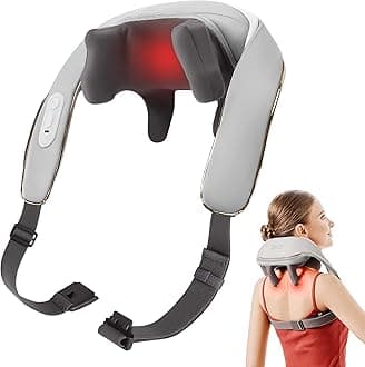 2025 Neck Massager for Pain Relief, Deep Tissue 6D Kneading with Heat, Cordless Neck & Shoulder Massage, Christmas Gift for Men & Women, H5 Mini
